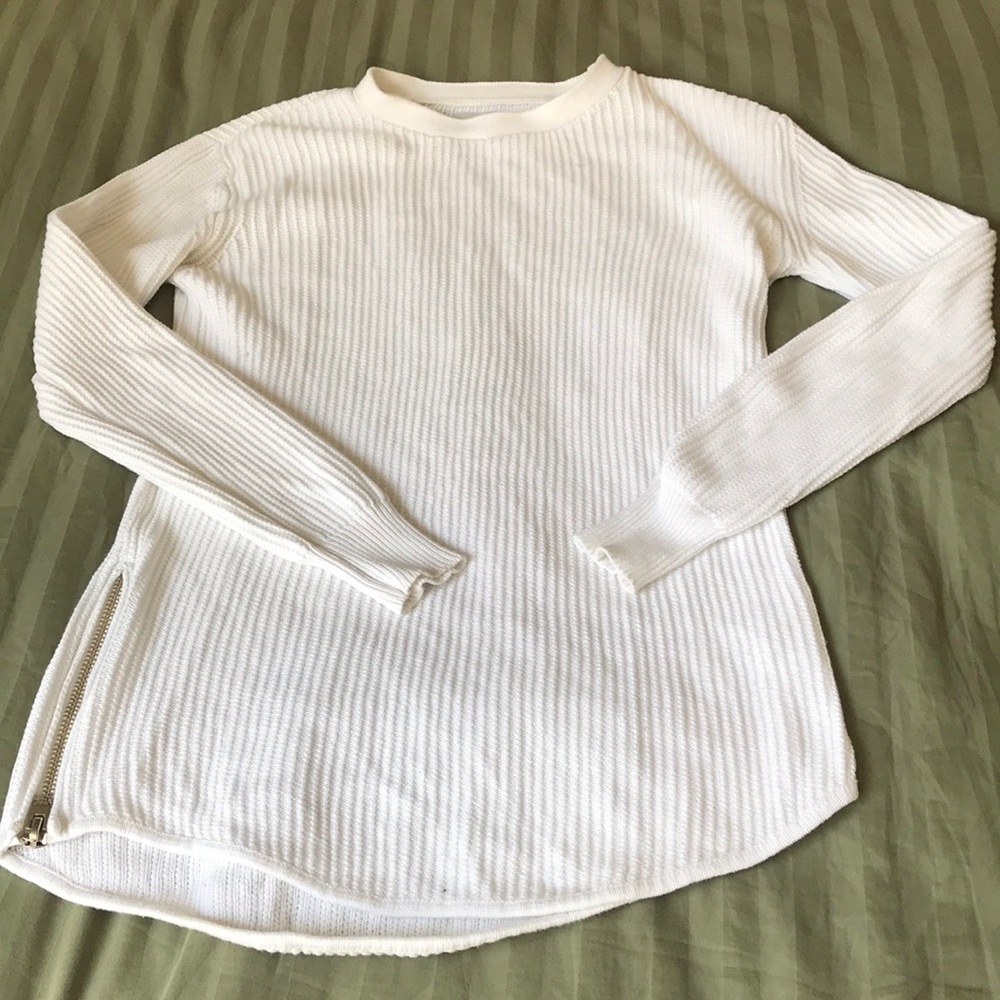 White sweater from Urban Outfitters